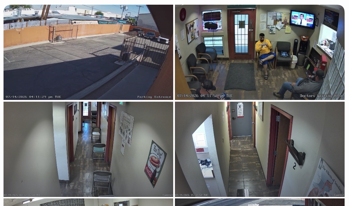 Outdoor camera install